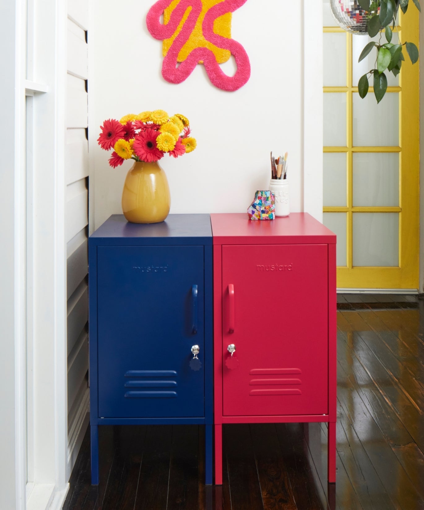 The Shorty in Navy to the Left