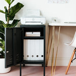 The Shorty in Slate to the Left