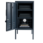 The Shorty in Slate to the Left