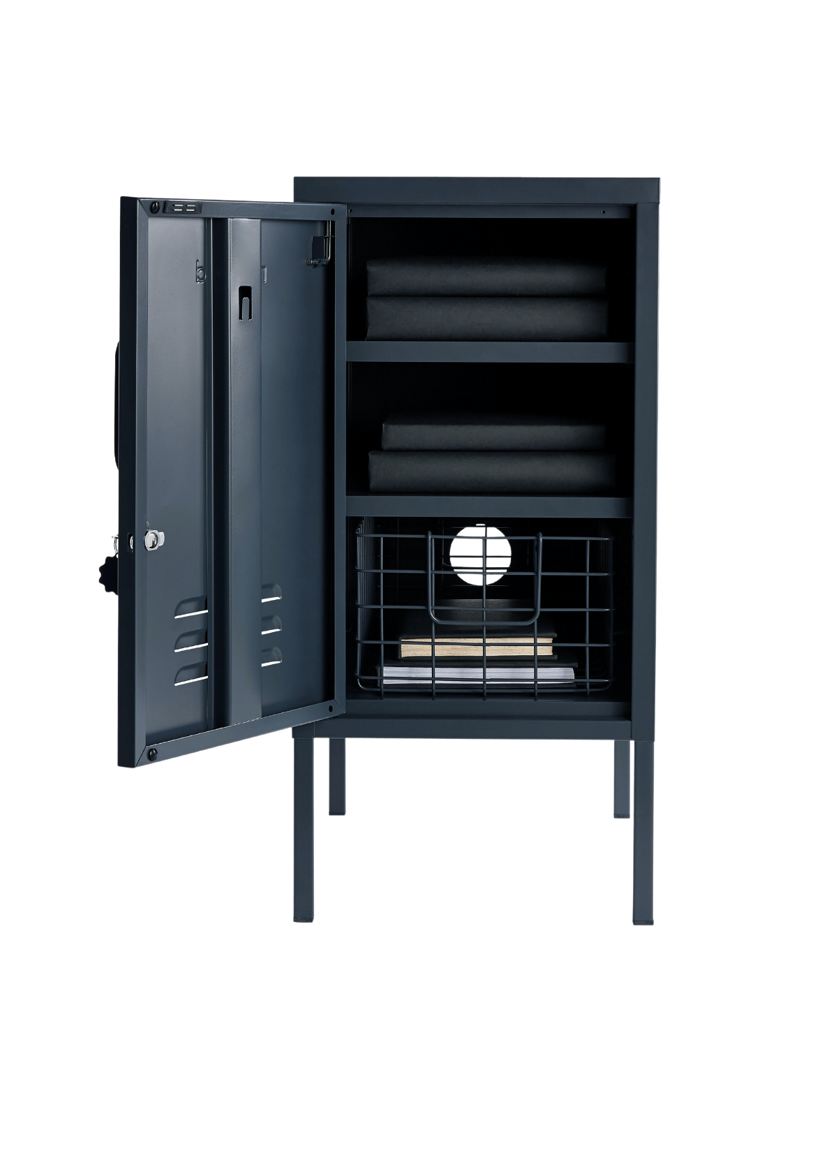 The Shorty in Slate to the Left