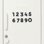 Number Magnets in Black by Wordbits