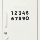 Number Magnets in Black by Wordbits