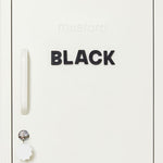 Alphabet Magnets in Black by Wordbits