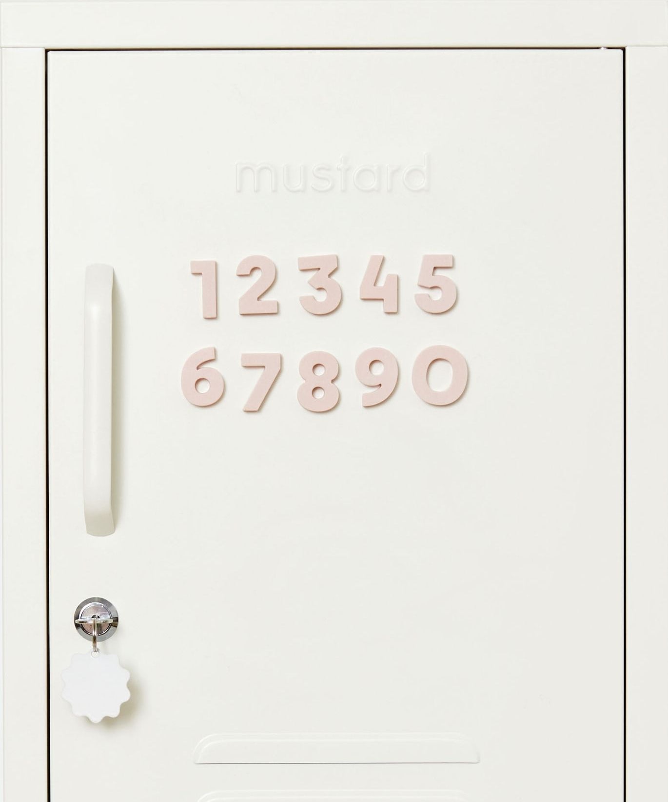 Number Magnets in Blush by Wordbits