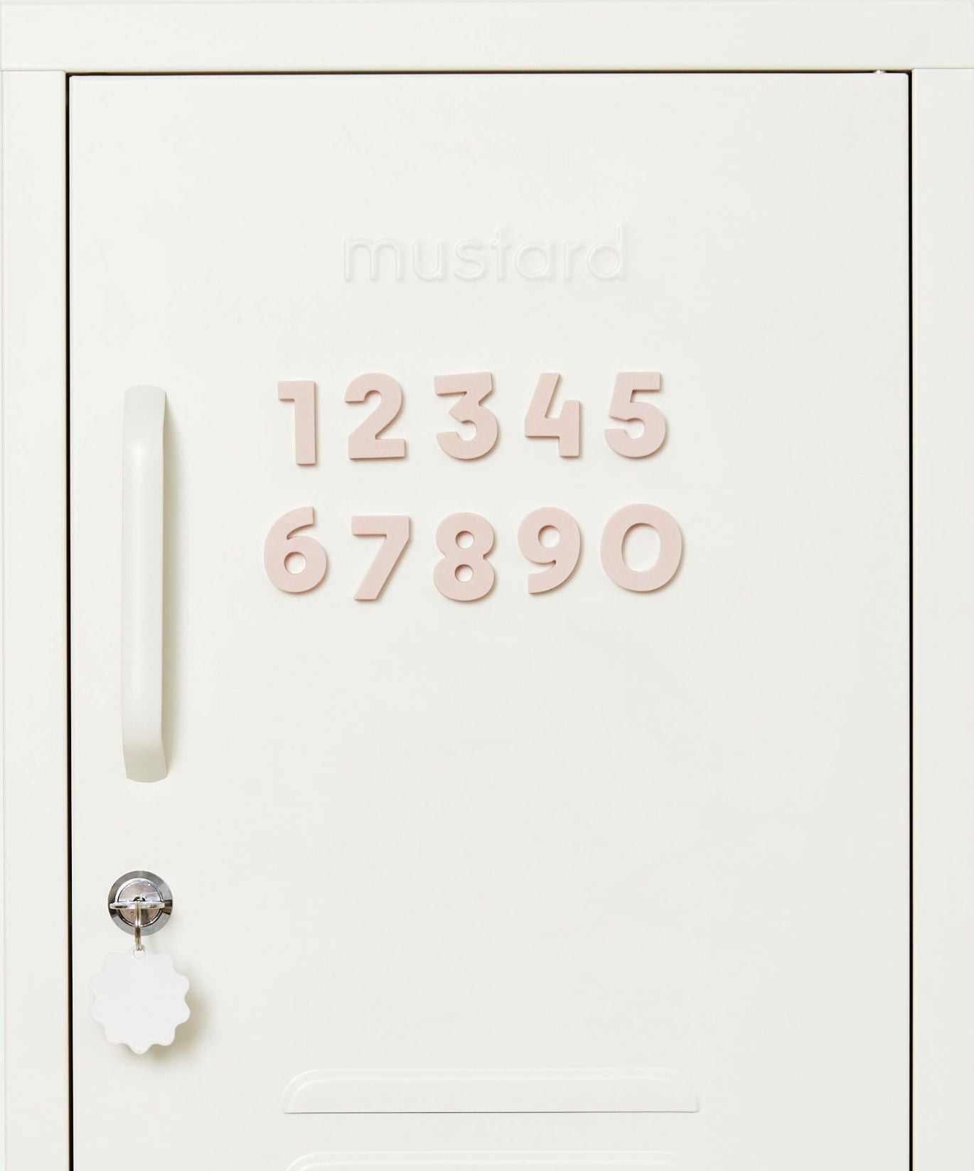 Number Magnets in Blush by Wordbits