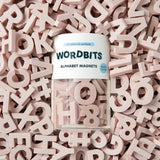 Alphabet Magnets in Blush by Wordbits
