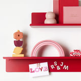 Alphabet Magnets in Blush by Wordbits