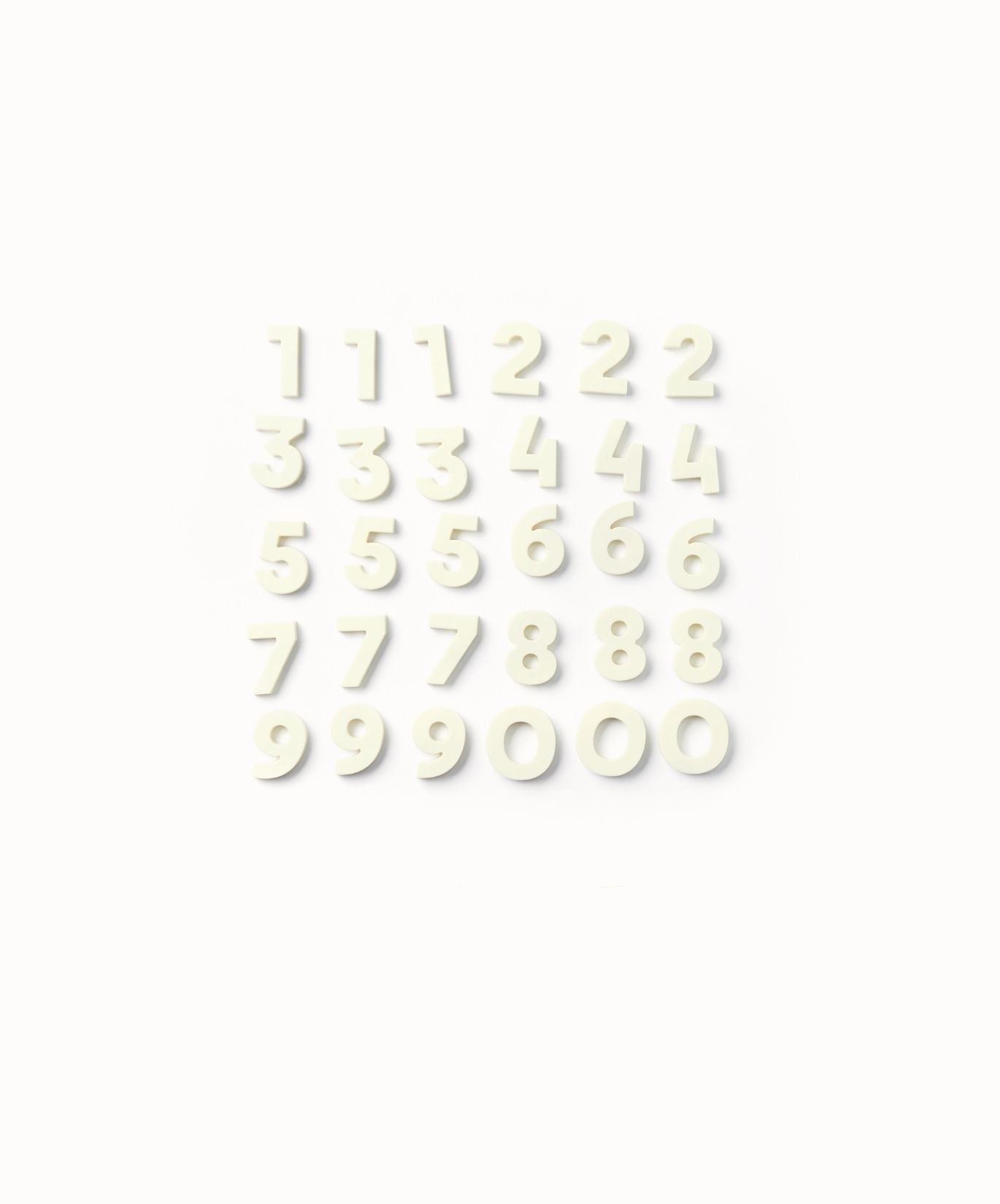 Number Magnets in Bone by Wordbits