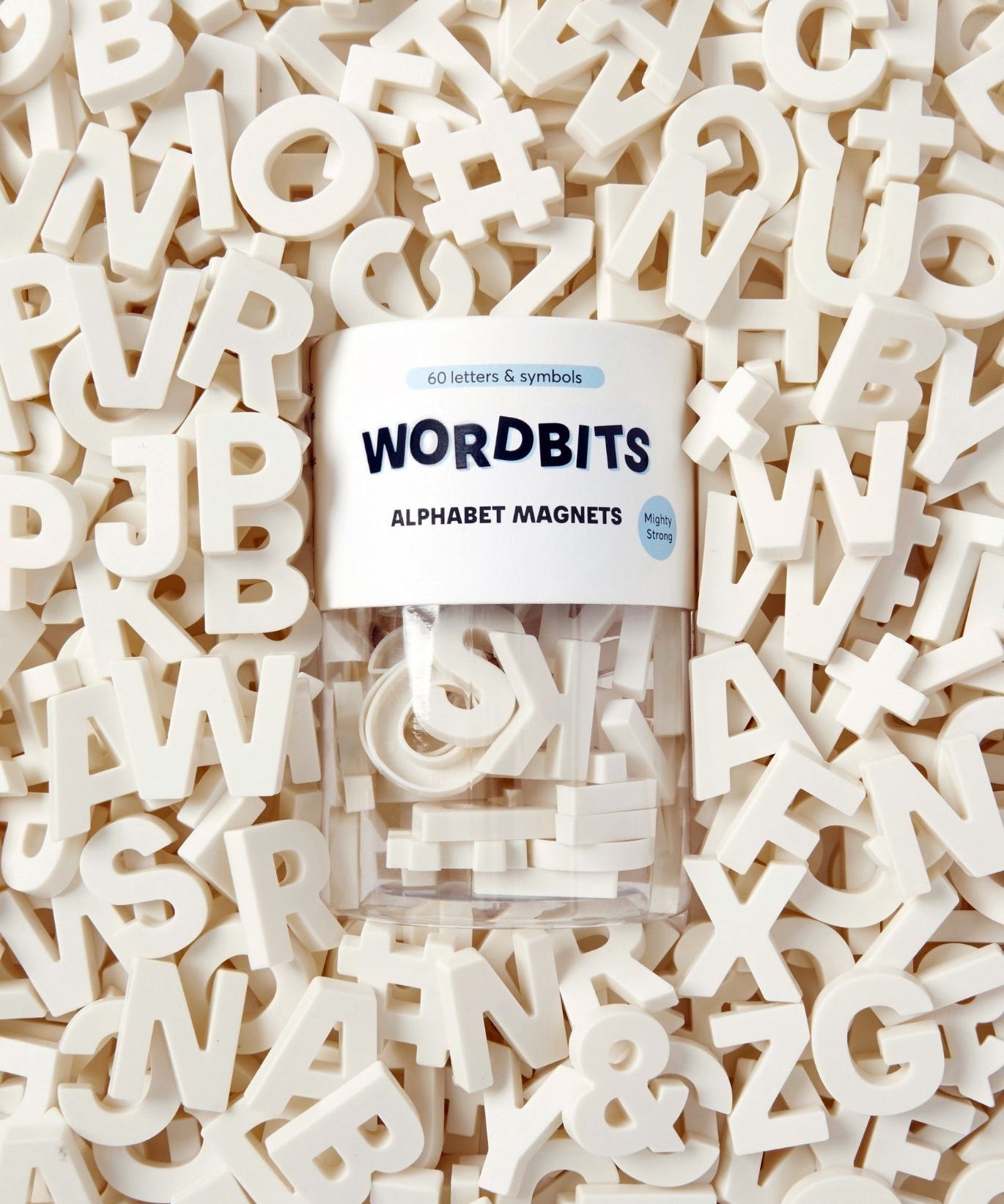 Alphabet Magnets in Bone by Wordbits