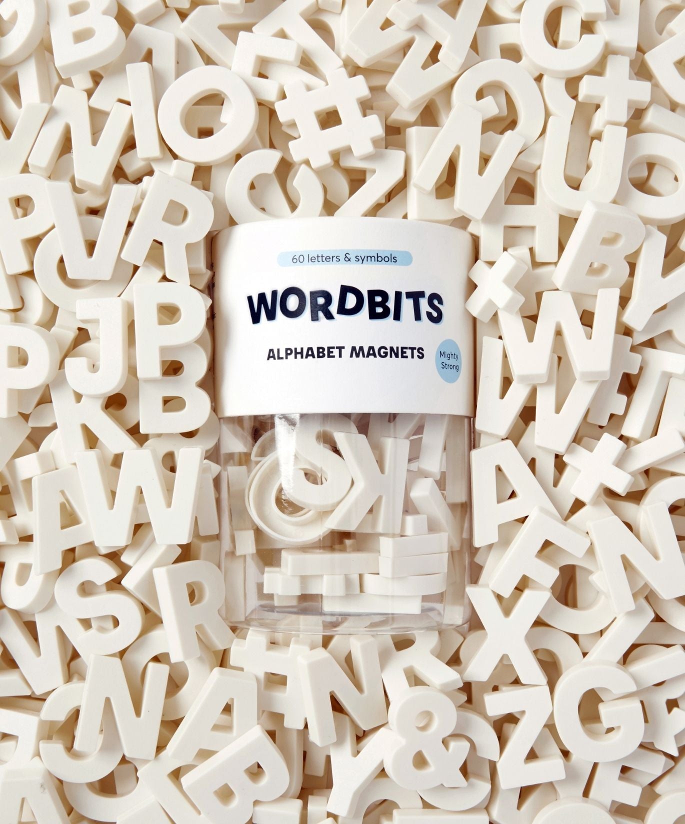 Alphabet Magnets in Bone by Wordbits
