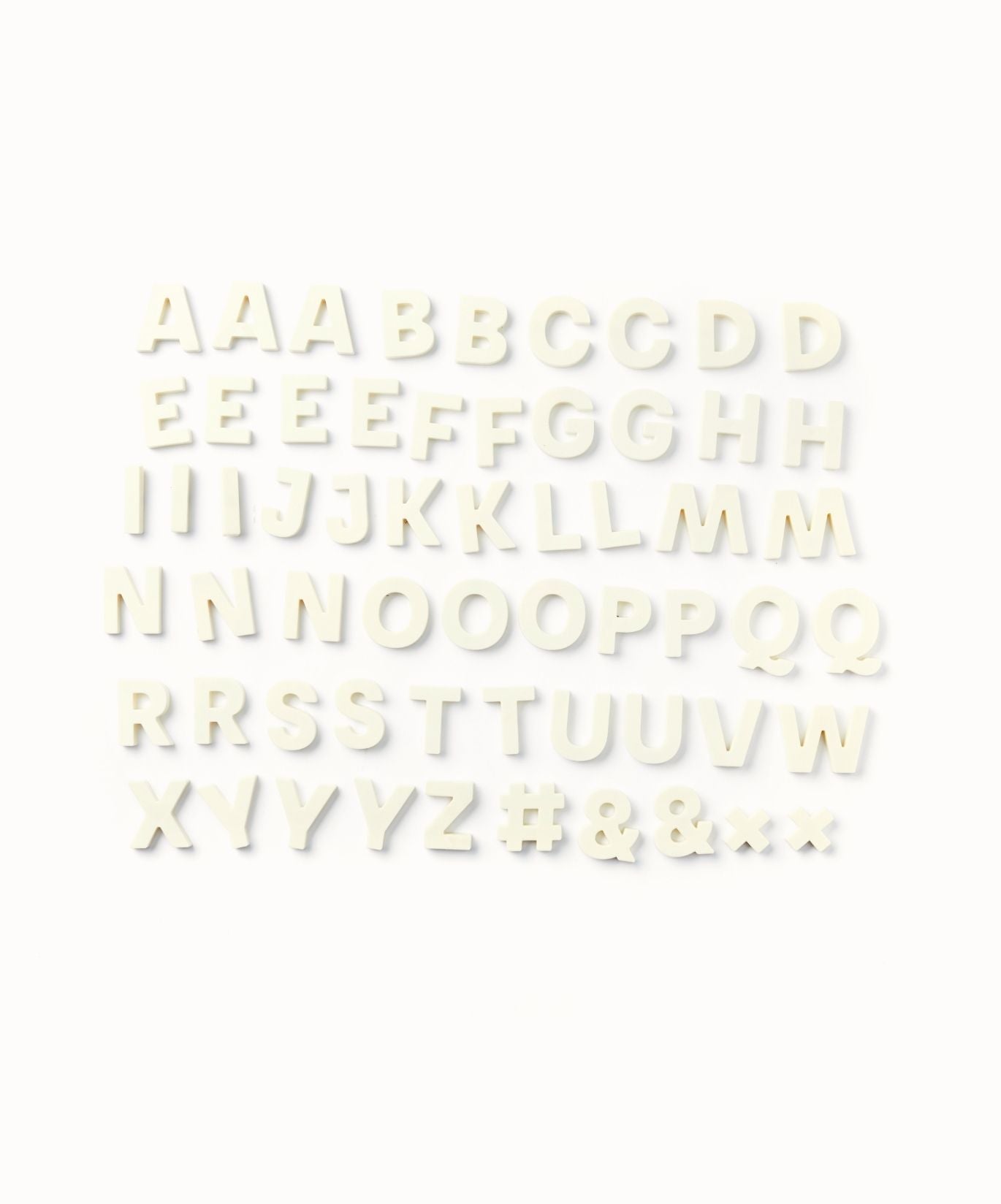 Alphabet Magnets in Bone by Wordbits