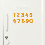 Number Magnets in Mustard by Wordbits