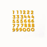 Number Magnets in Mustard by Wordbits