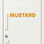 Alphabet Magnets in Mustard by Wordbits