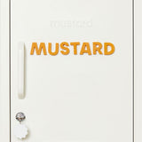 Alphabet Magnets in Mustard by Wordbits