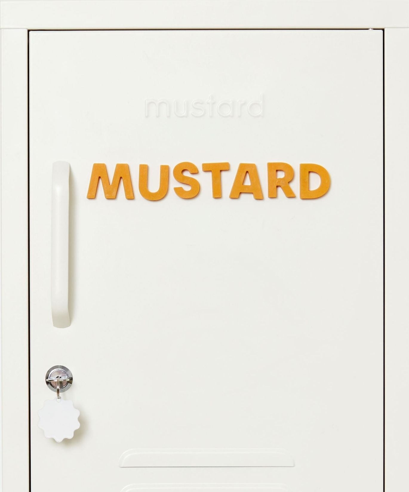 Alphabet Magnets in Mustard by Wordbits