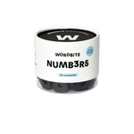 Number Magnets in Black by Wordbits