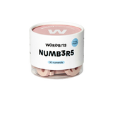 Number Magnets in Blush by Wordbits