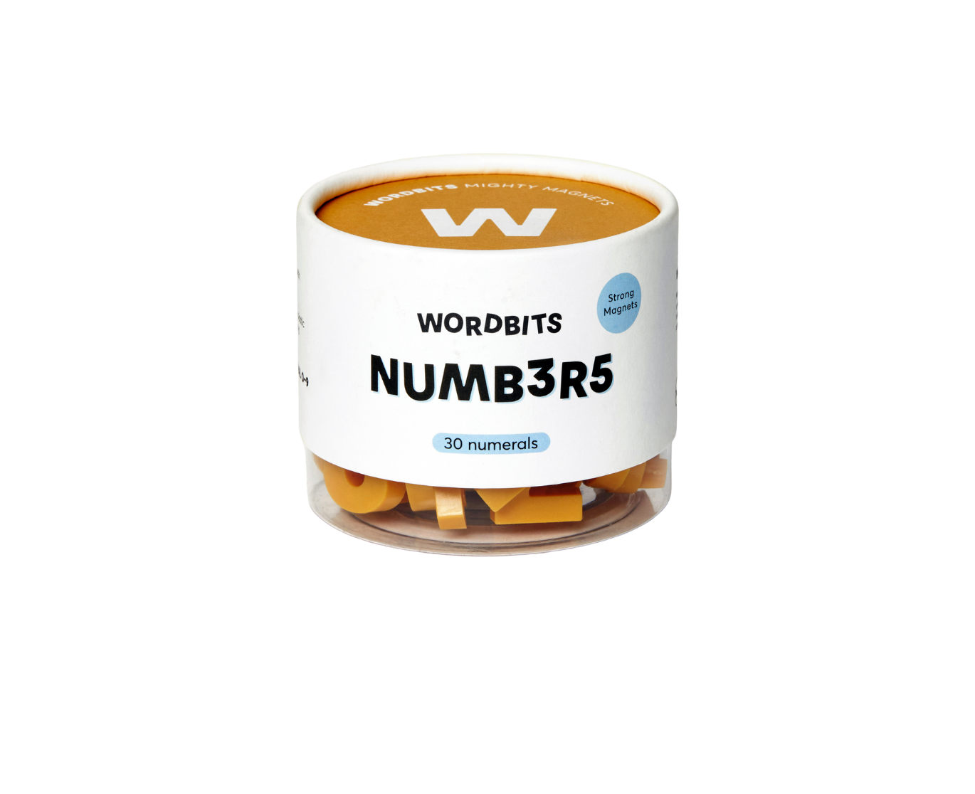 Number Magnets in Mustard by Wordbits