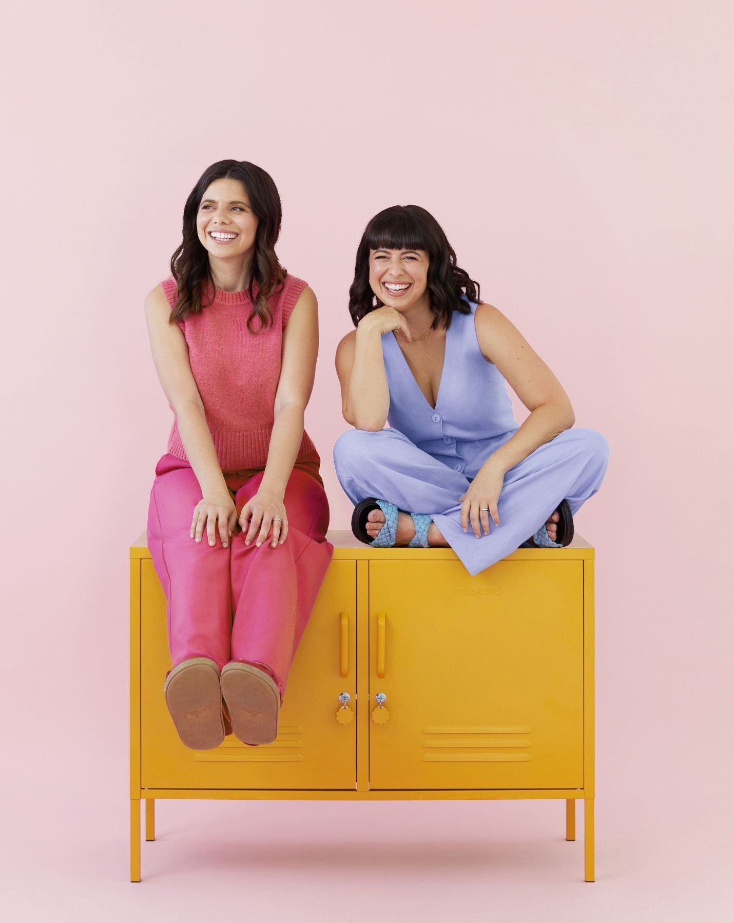 Jess and Becca with The Lowdown in Mustard