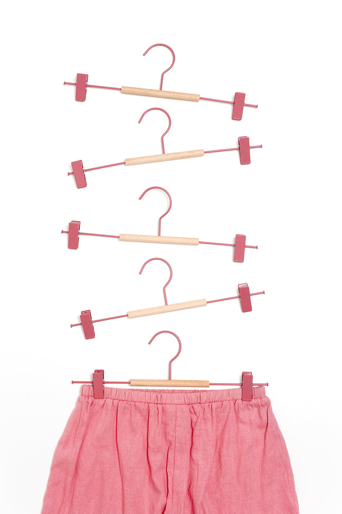 Adult Clip Hangers in Berry - Mustard Made Australia