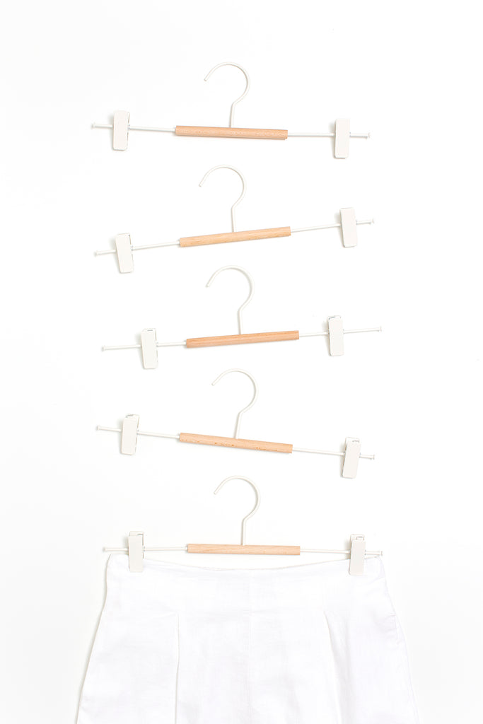 Adult Clip Hangers in White - Mustard Made Australia